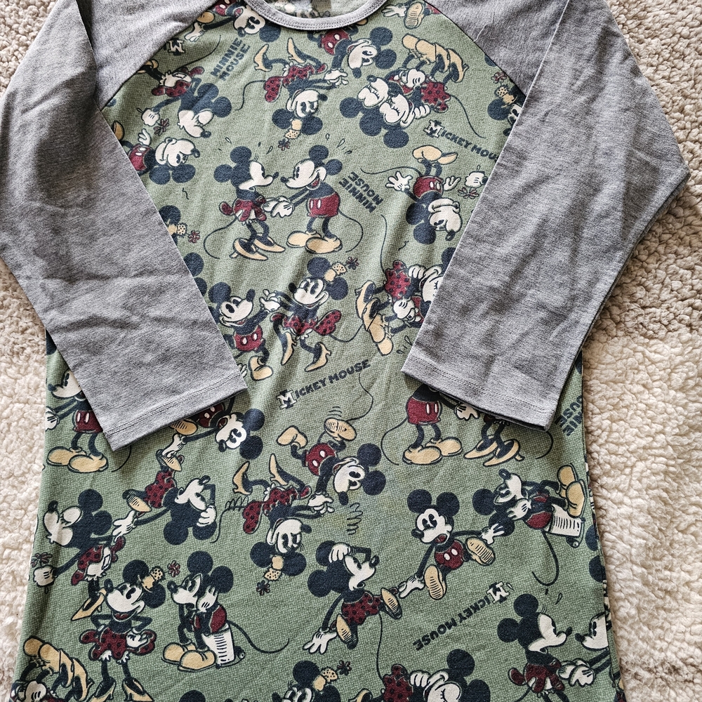 Mickey Mouse Long Sleeve Shirt LulaRoe XS Disney A3